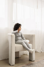 Load image into Gallery viewer, Long Sleeve &amp; Long Pant Lounge Sets - Heathered Grey