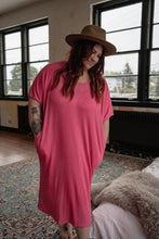 Load image into Gallery viewer, Ladies Lounge Dress (Hot Pink)