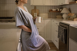 Sweater Dress (Heathered Grey)